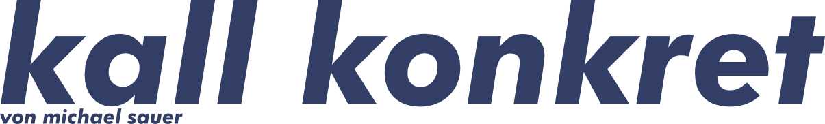 kall konkret von michael sauer bold